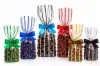 1-3/4W x 1-3/4L x 8-1/2H, Metallic Striped Polypropylene Bags, Gold